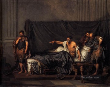 Jean Baptiste Greuze Painting - Septimio Severo y Caracalla figuran Jean Baptiste Greuze